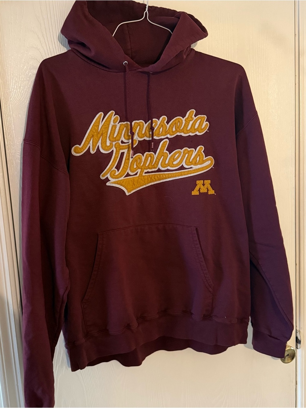Vintage 90s Minnesota Gophers Maroon Pullover Hoodie